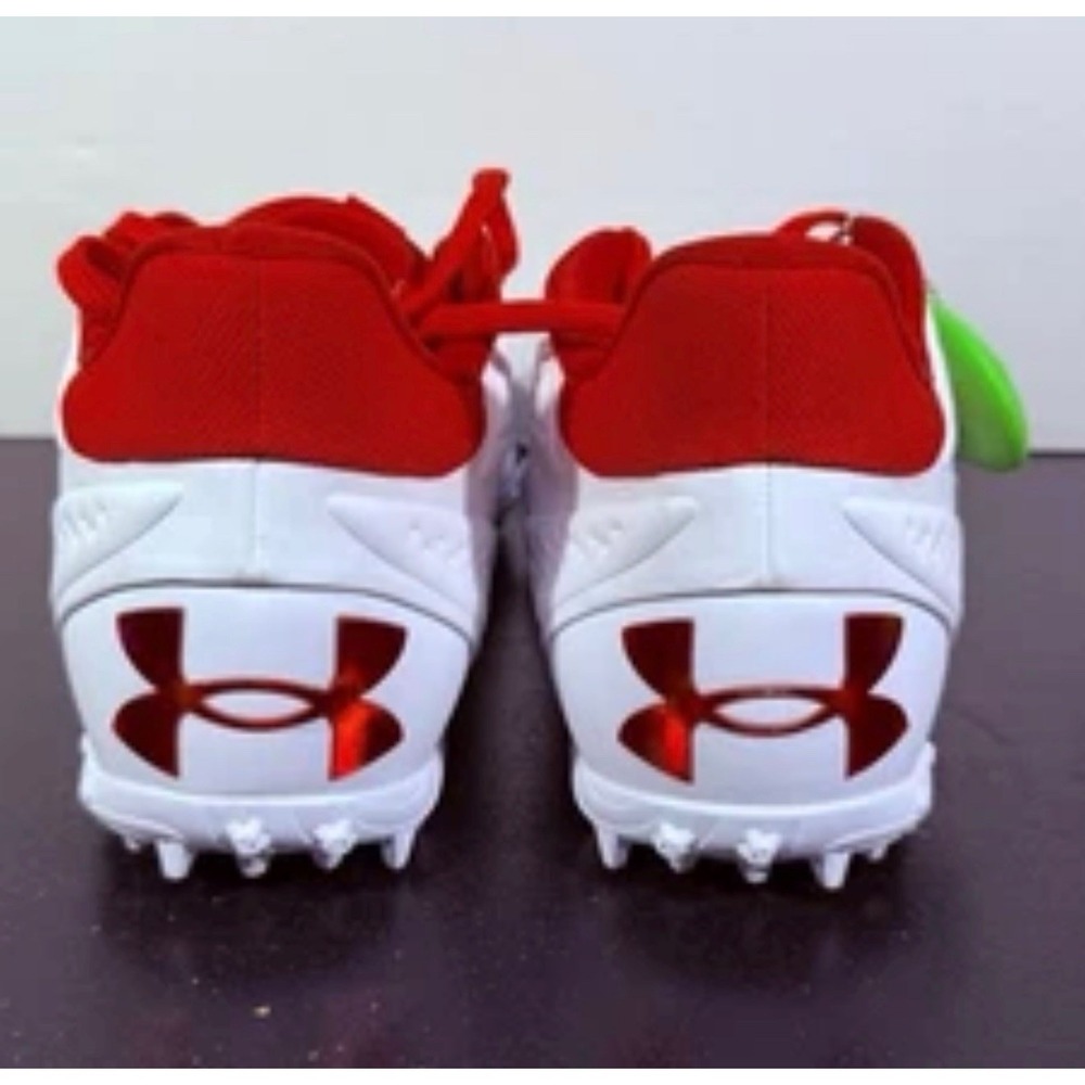 Under Armour UA yard turf 3.0 all-purpose baseball cleats shoes red men's 13 - Picture 4 of 9